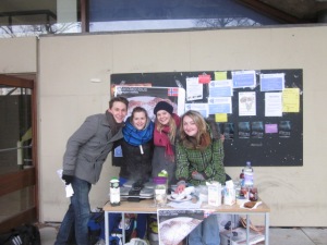 Some of the waffle selling gang :)
